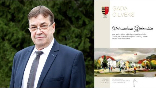Krāslavas novada Gada cilvēks 2024 – Aleksandrs Gžibovskis