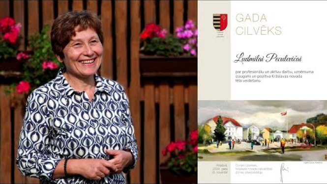 Krāslavas novada Gada cilvēks 2024 – Ludmila Peculeviča